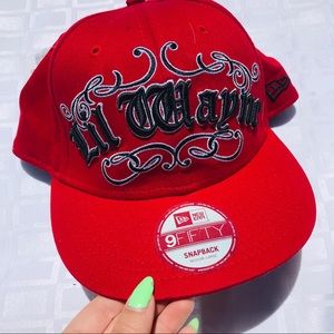 Vintage Wash Cloth Snapback Hat Cap Lil-Wayne-Logo